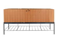 A Contemporary Cherrywood Console Cabinet