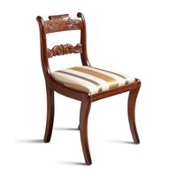 A Set of Six Regency Style Mahogany Side Chairs
