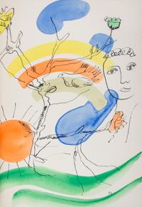 (LEGER, FERNAND) RIMBAUD, ARTHUR. Les Illuminations. Lausanne, 1949. Limited, signed. Finely bound.