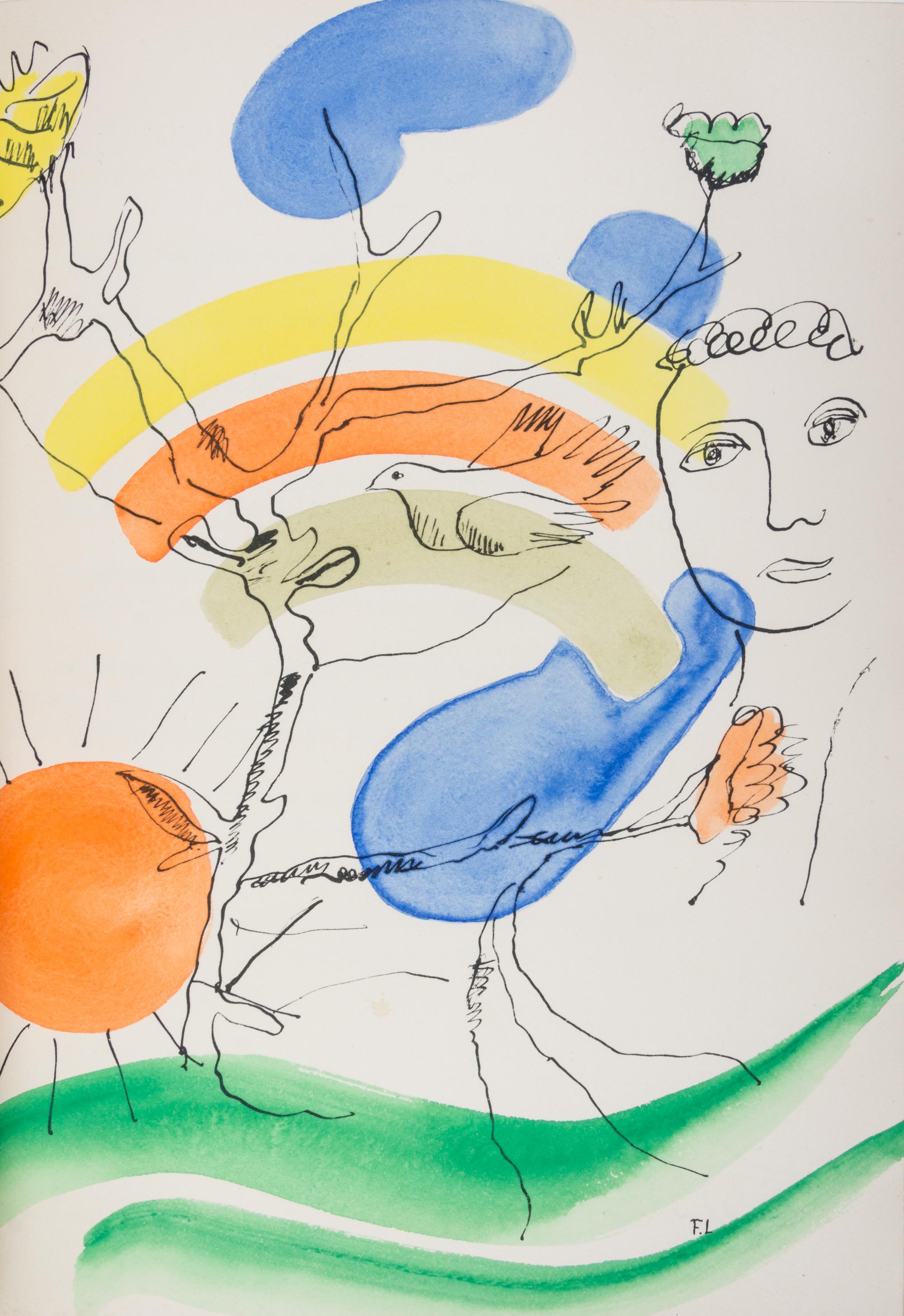 (LEGER, FERNAND) RIMBAUD, ARTHUR. Les Illuminations. Lausanne, 1949. Limited, signed. Finely bound.