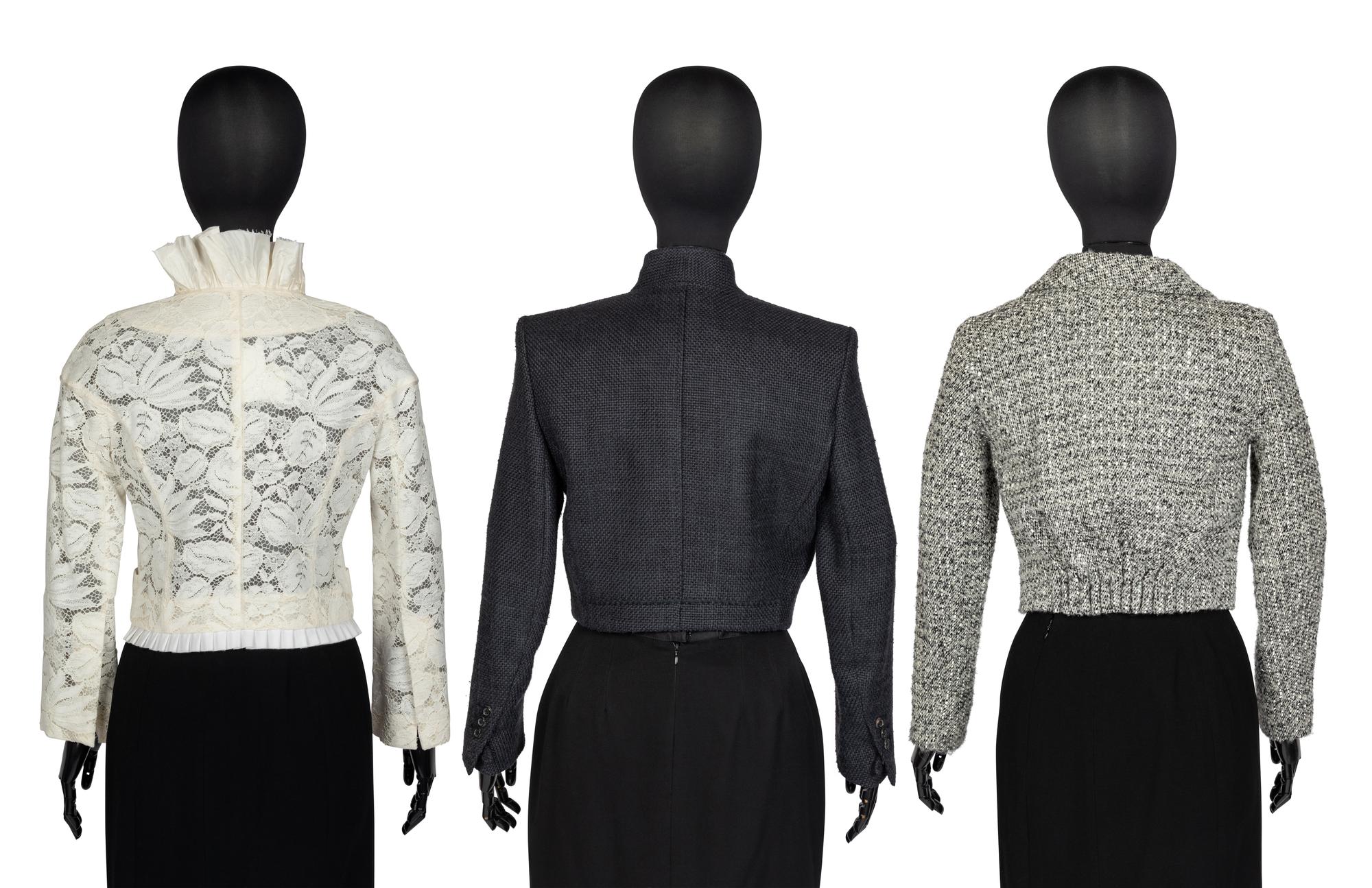 Three Designer Boleros: Two ODLR & One YSL Rive Gauche