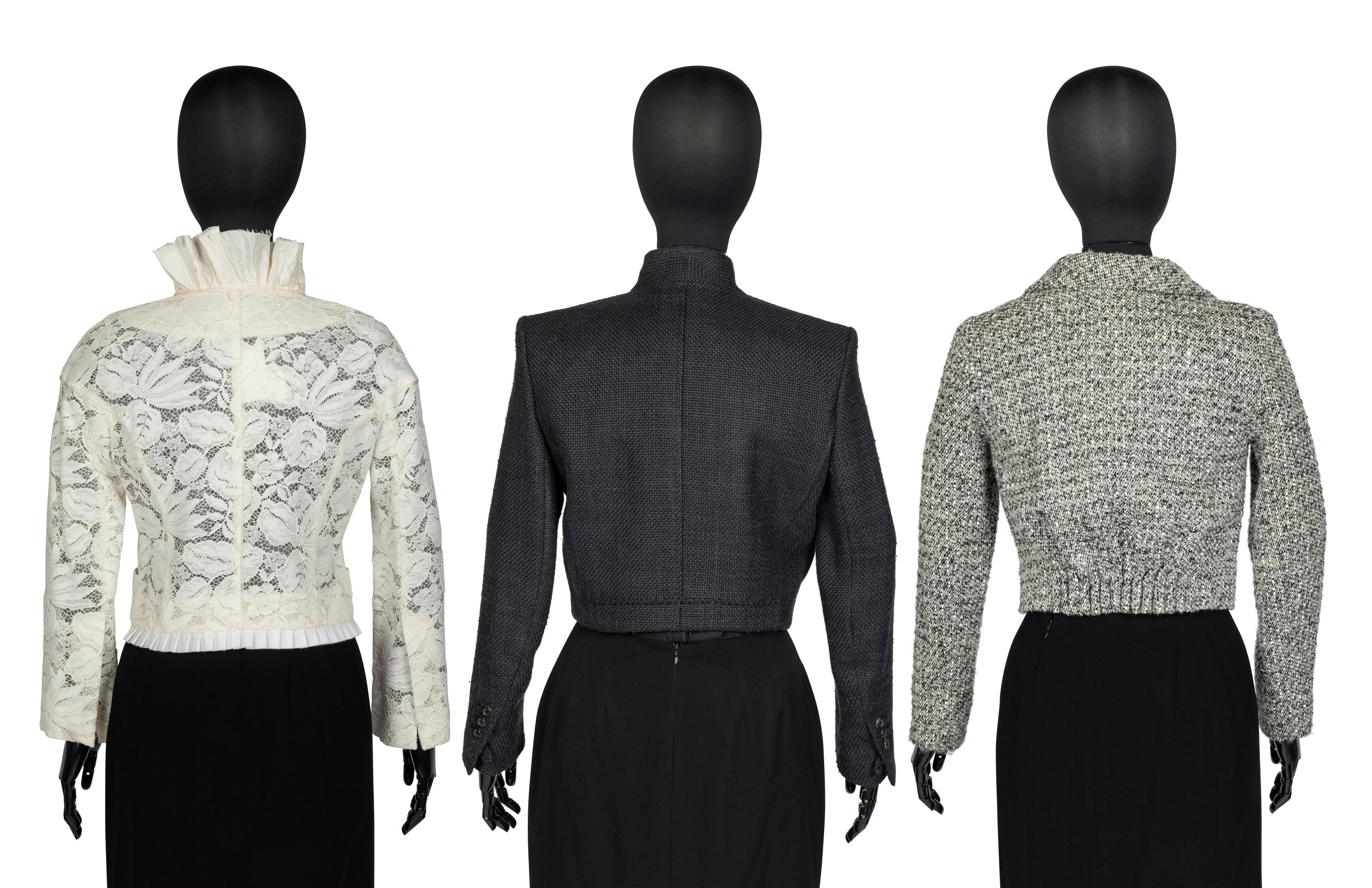 Three Designer Boleros: Two ODLR & One YSL Rive Gauche