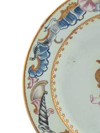 A Large Chinese Export Porcelain Armorial Charger for the Dutch Family Tulleken