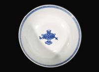 A Chinese blue and white porcelain "Censers" bowl, Kangxi six-character mark and of the period 青花貢盌 康熙六字款 清康熙
