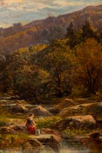 Girl at Brook