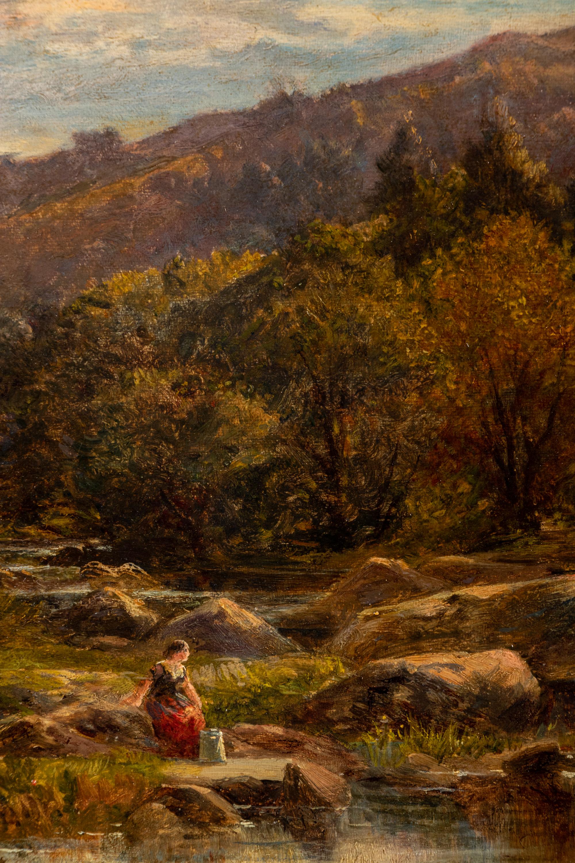 Girl at Brook