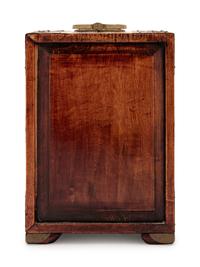 A Chinese Export Hardstone-Inset Table Cabinet