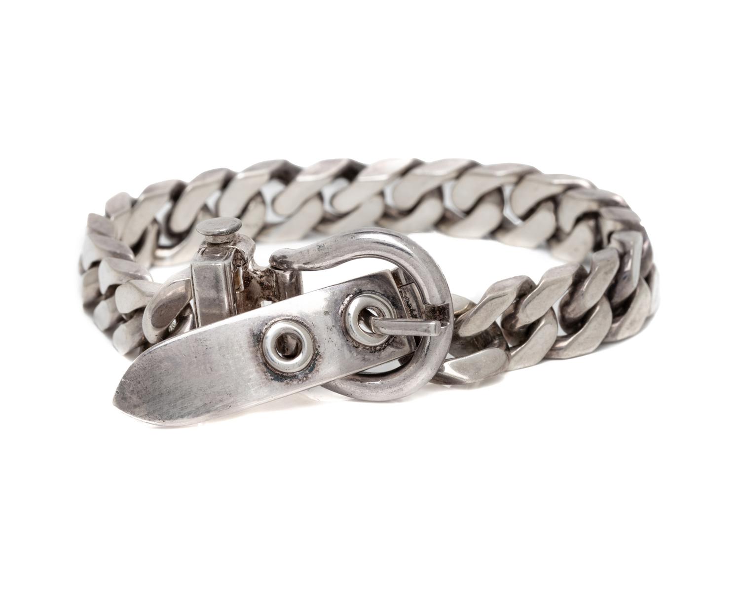 Hermès, Silver Chain Bracelet