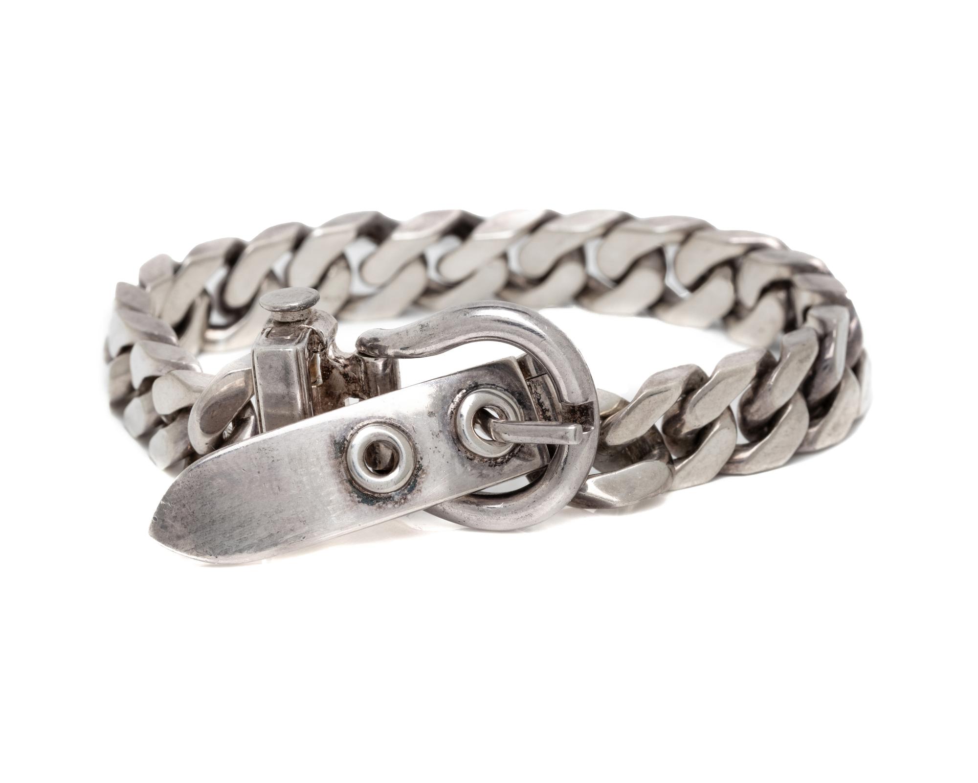 Hermès, Silver Chain Bracelet