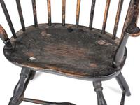 Three Paint Decorated Windsor Chairs