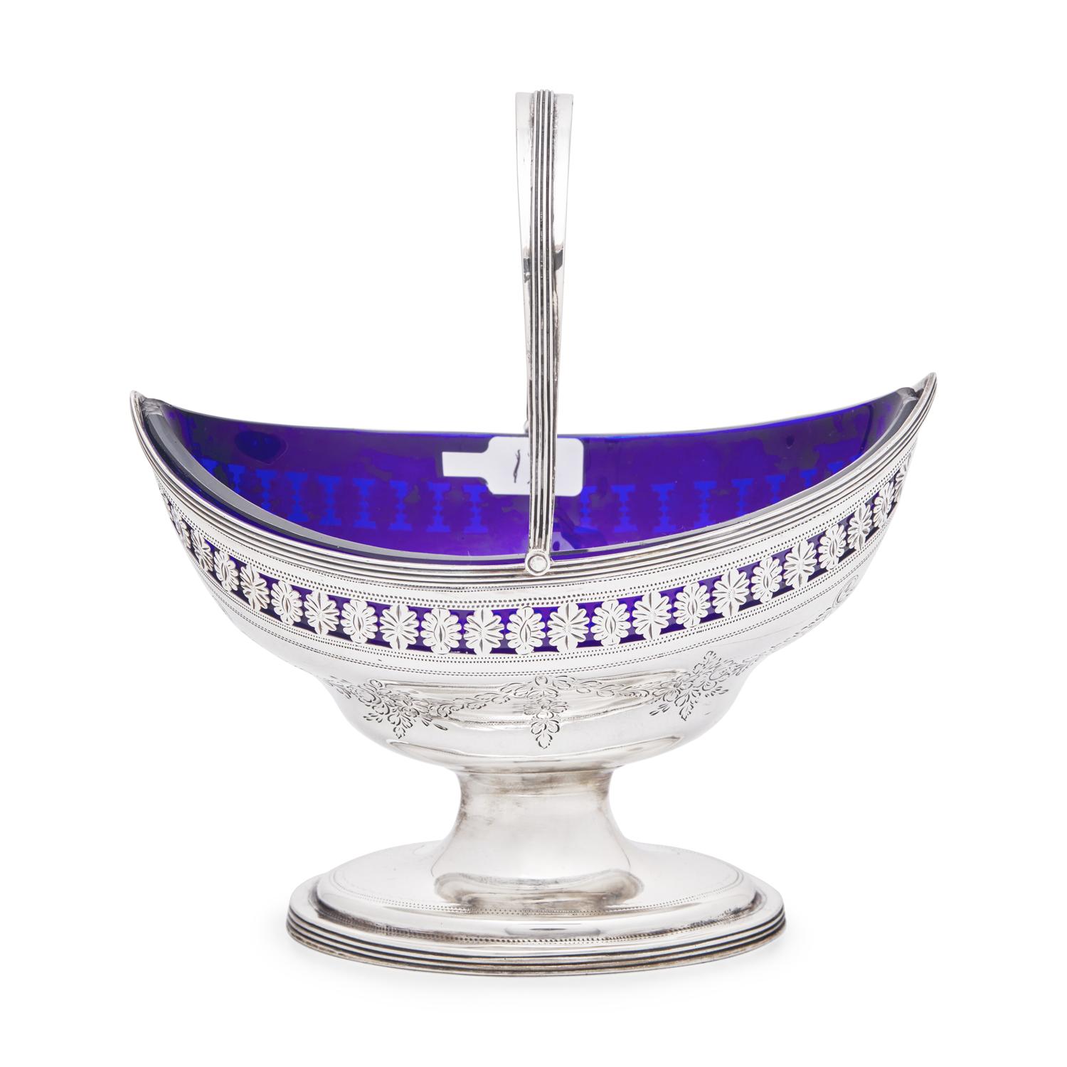 A George III Pierced Silver Sugar Basket
