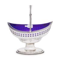 A George III Pierced Silver Sugar Basket
