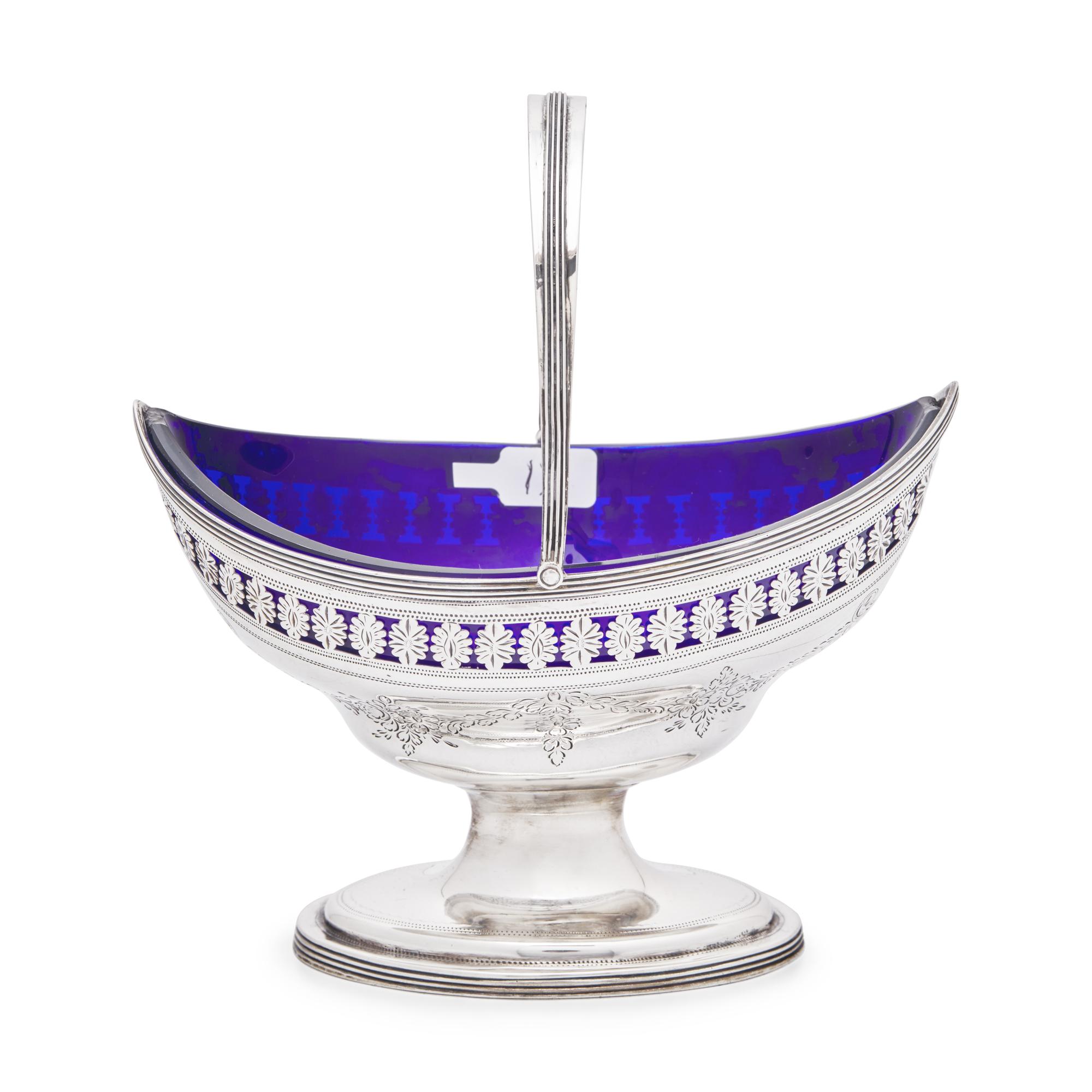 A George III Pierced Silver Sugar Basket