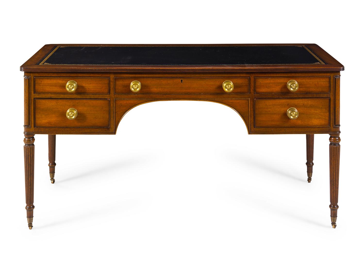 A William IV Style Mahogany Desk