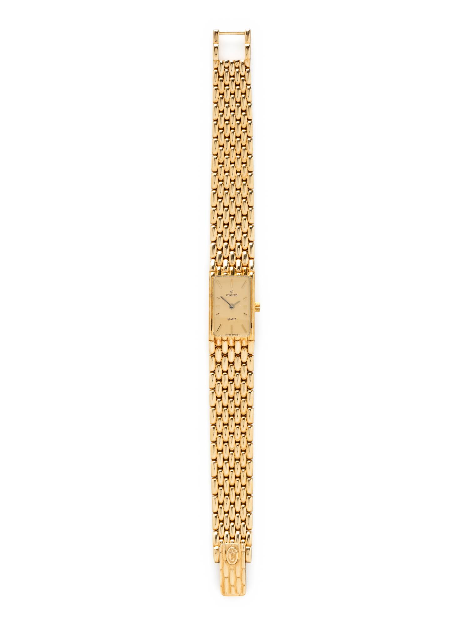 CONCORD, YELLOW GOLD WATCH