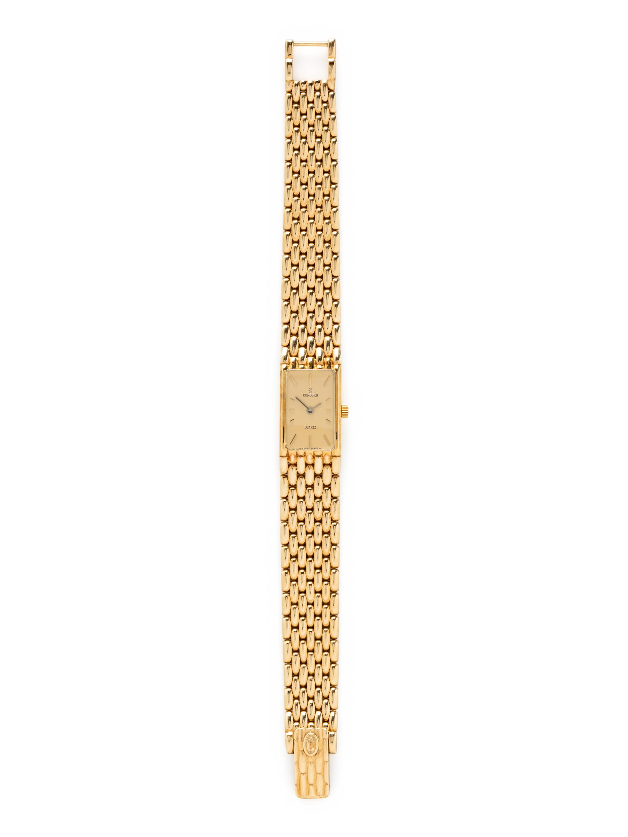 CONCORD, YELLOW GOLD WATCH