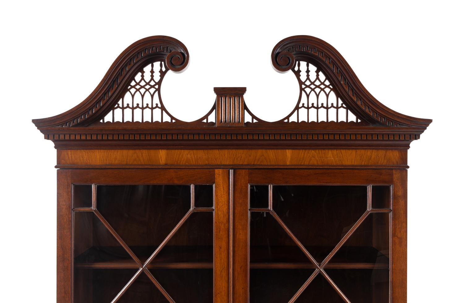 A George III Style Mahogany Bookcase