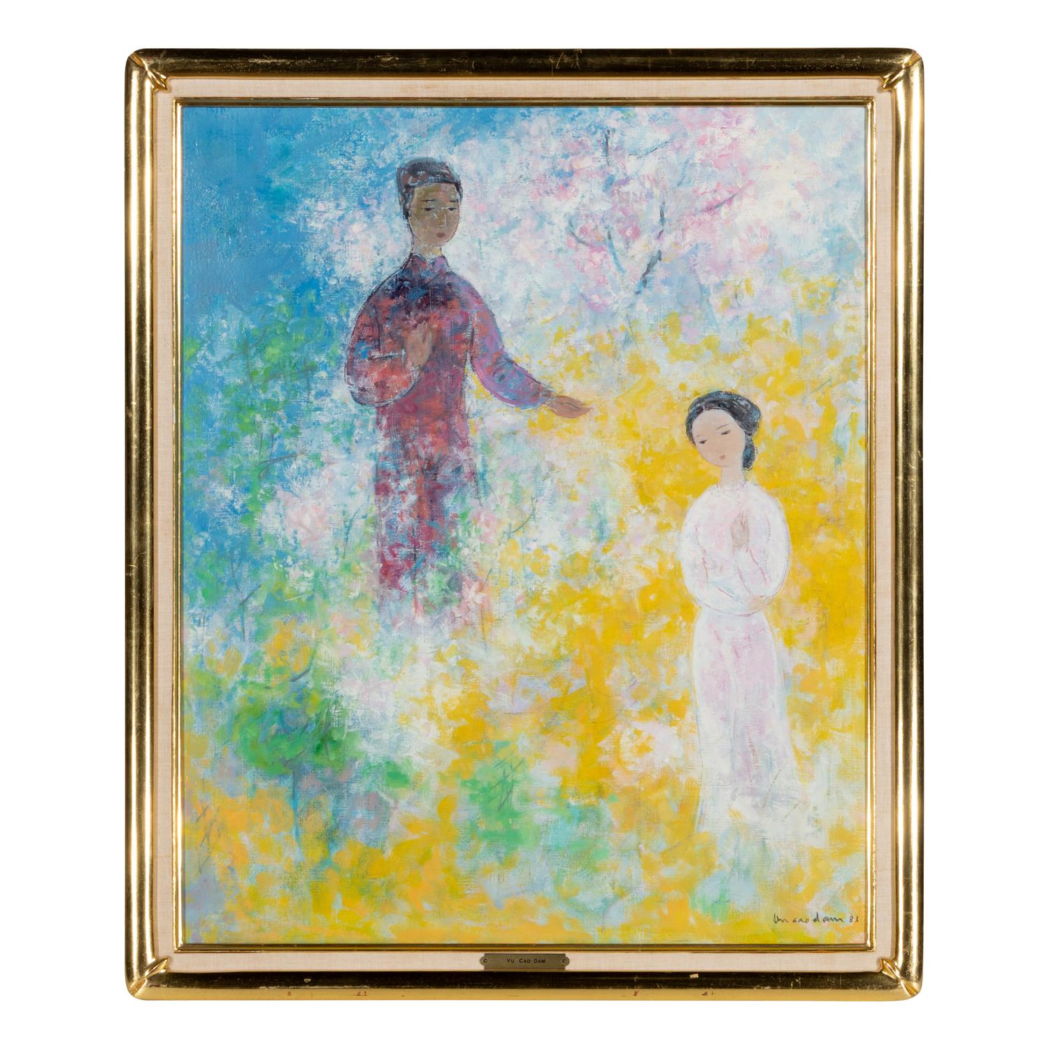 Vu Cao Dam 武高談 (French/Vietnamese, 1908-2000) — Le Printemps , 1983