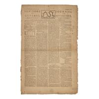 [American Revolution] New-York Journal; or, the General Advertiser