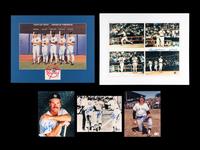 A Large Group of Signed Autograph New York Yankees Items (Including Reggie Jackson and Jim Catfish Hunter),