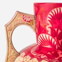 A two-handled lustre glazed earthenware vase William De Morgan (English, 1839-1917), England, early 20th century