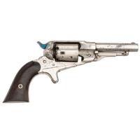 Remington New Model Pocket Factory Converted Nickel Revolver