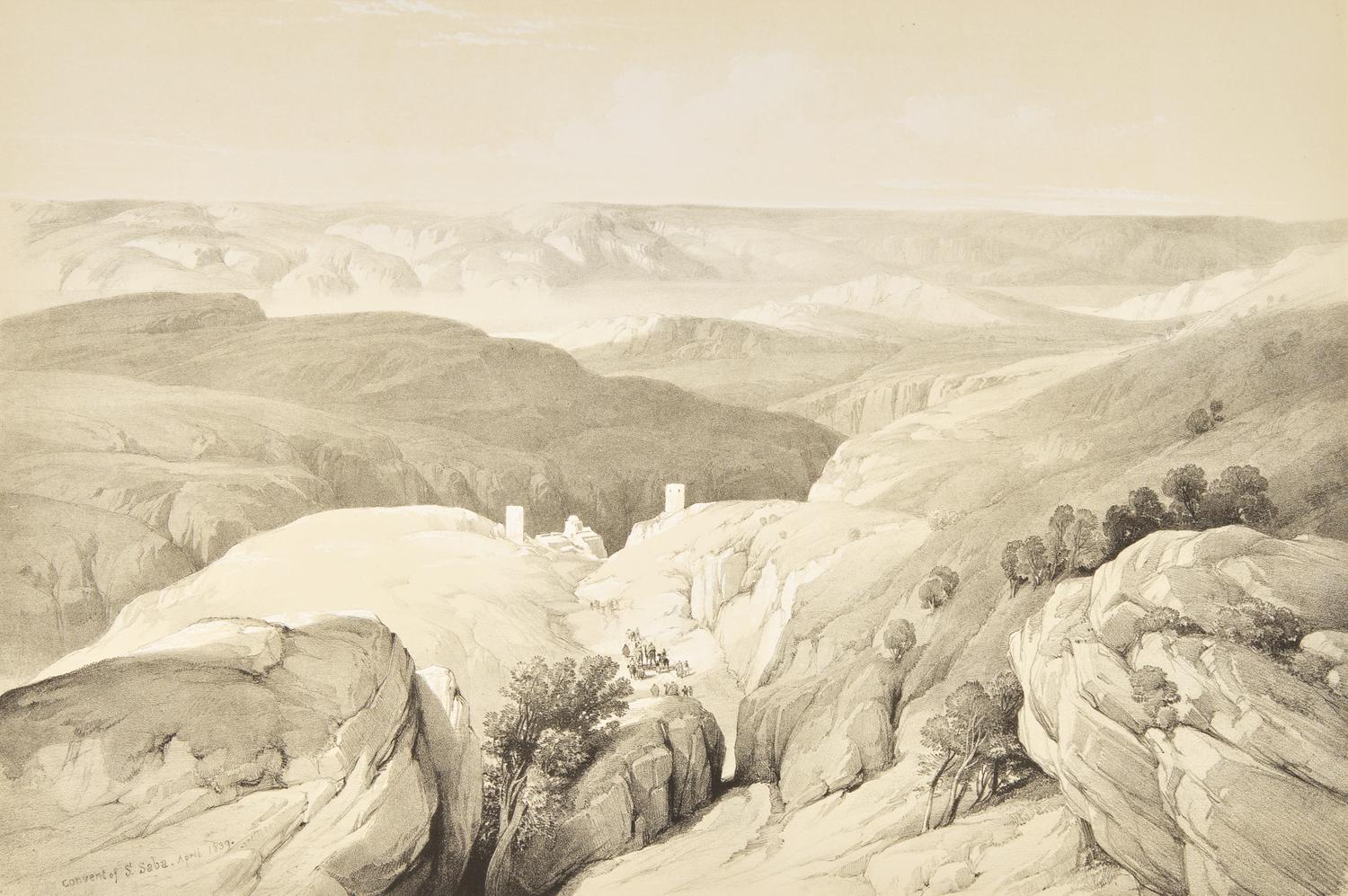[Prints] Roberts, David. Group of Eight Prints