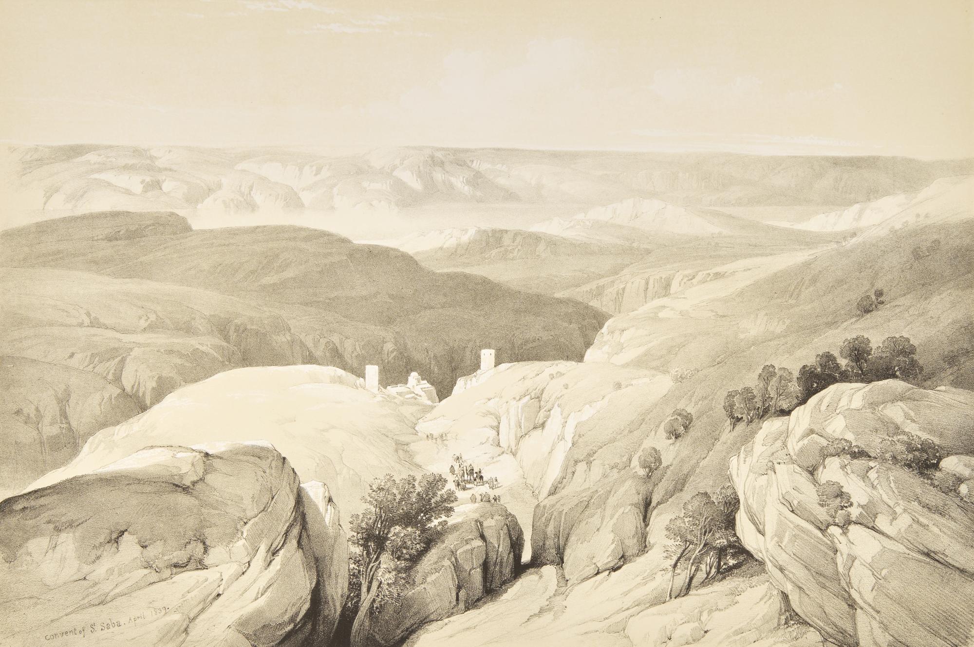 [Prints] Roberts, David. Group of Eight Prints