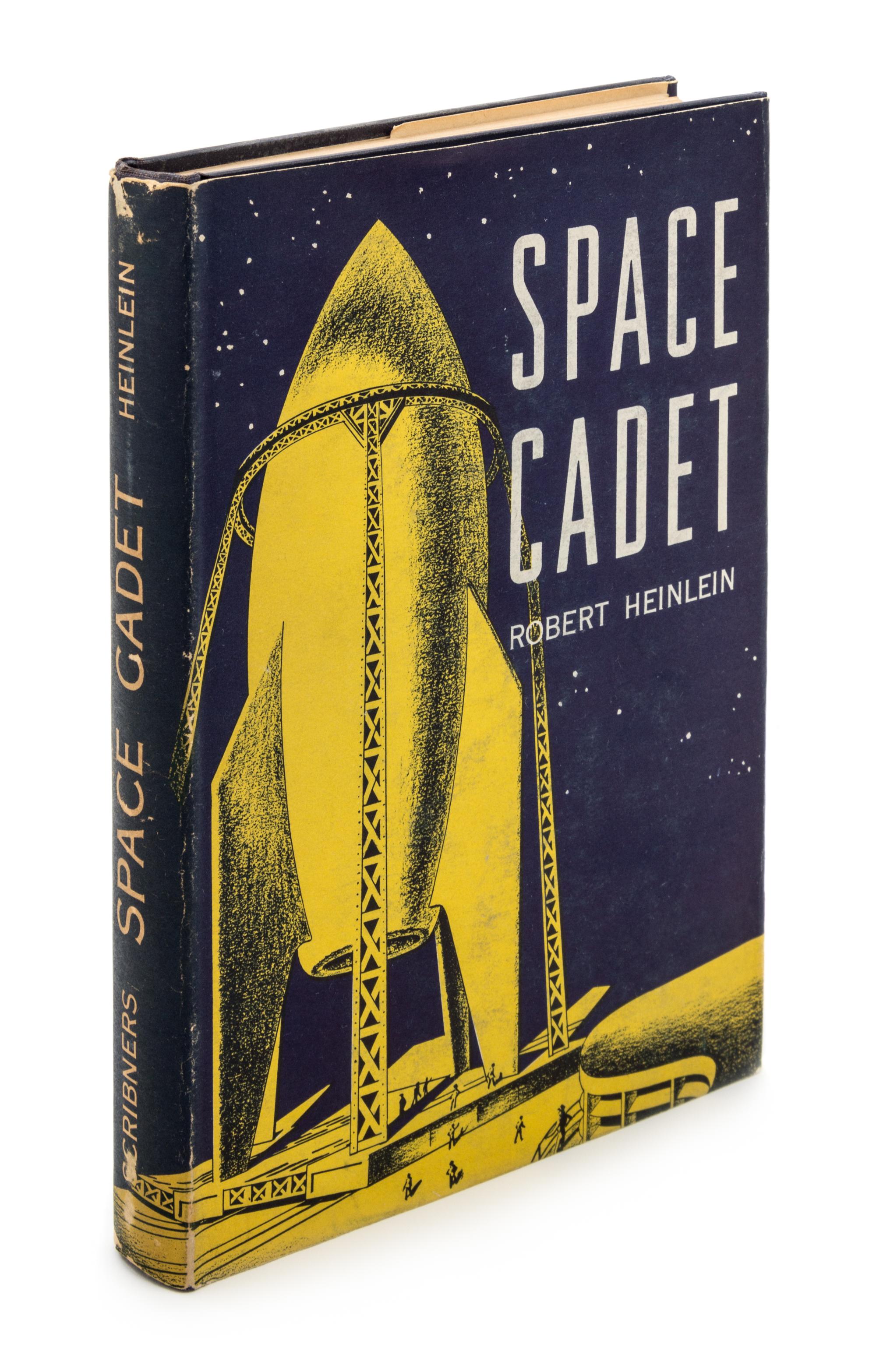 HEINLEIN, ROBERT A. Space Cadet. New York, 1948. First edition, signed.