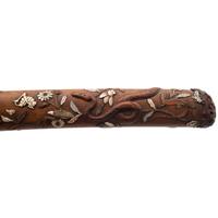Shibayama Inlaid Wood Tanto Koshirae