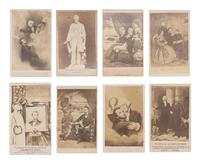 [LINCOLNIANA]. 14 CDVs related to Lincoln and his family, incl. mourning images.