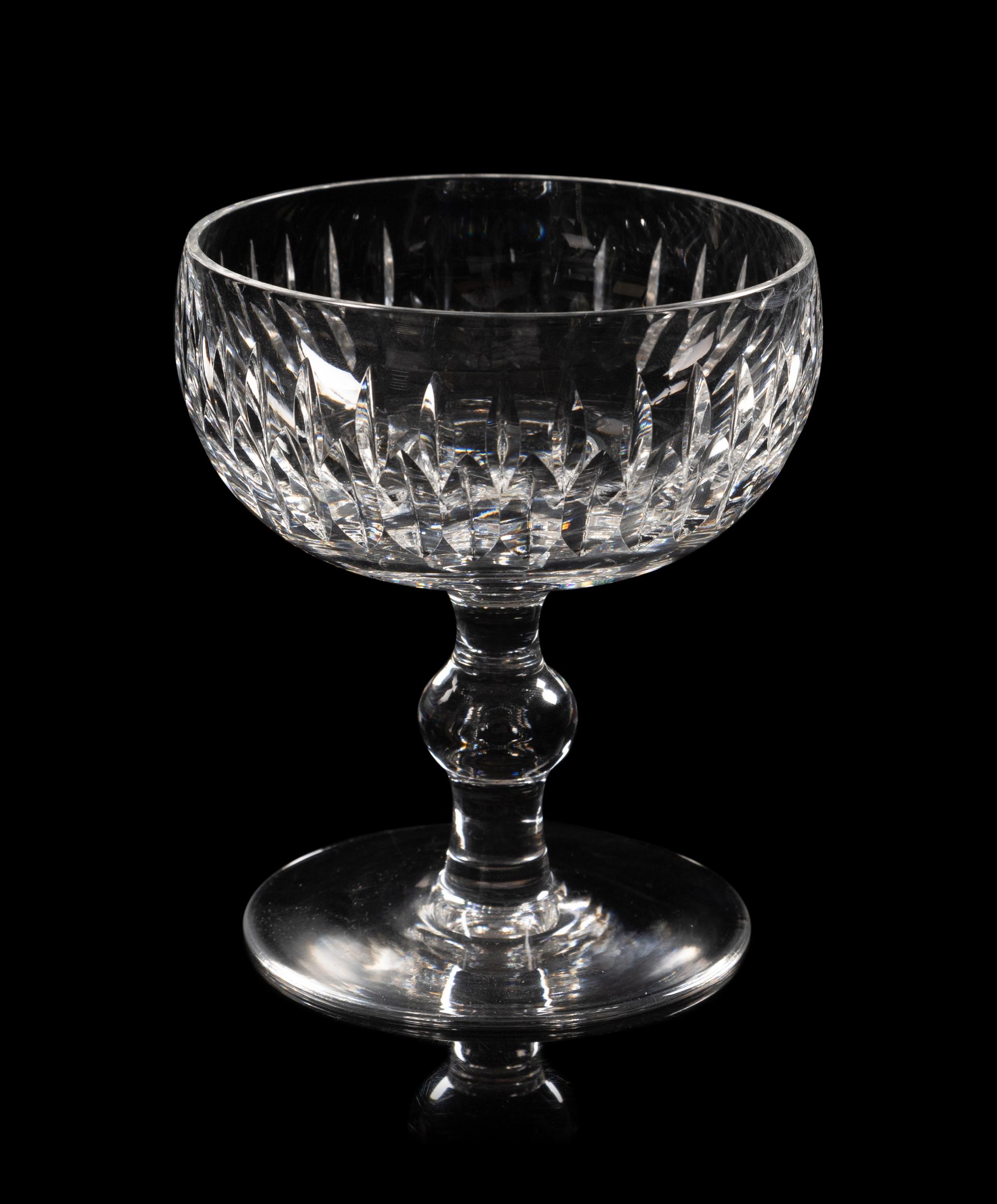 A Waterford Cut Glass Stemware Service