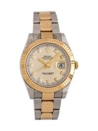 Rolex, Stainless Steel and 18K Yellow Gold Ref. 116333 'Oyster Perpetual Datejust' Wristwatch
