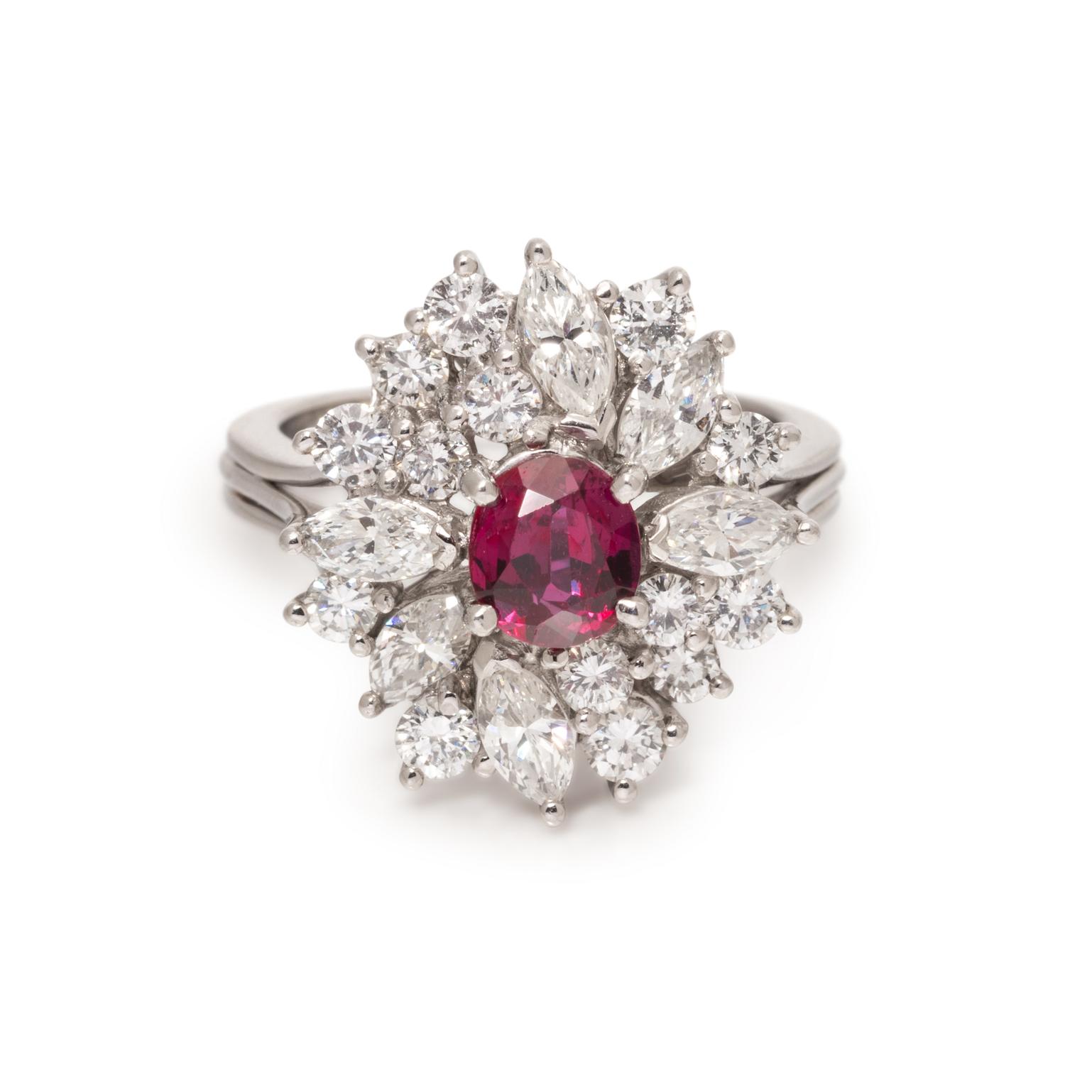 RUBY AND DIAMOND RING