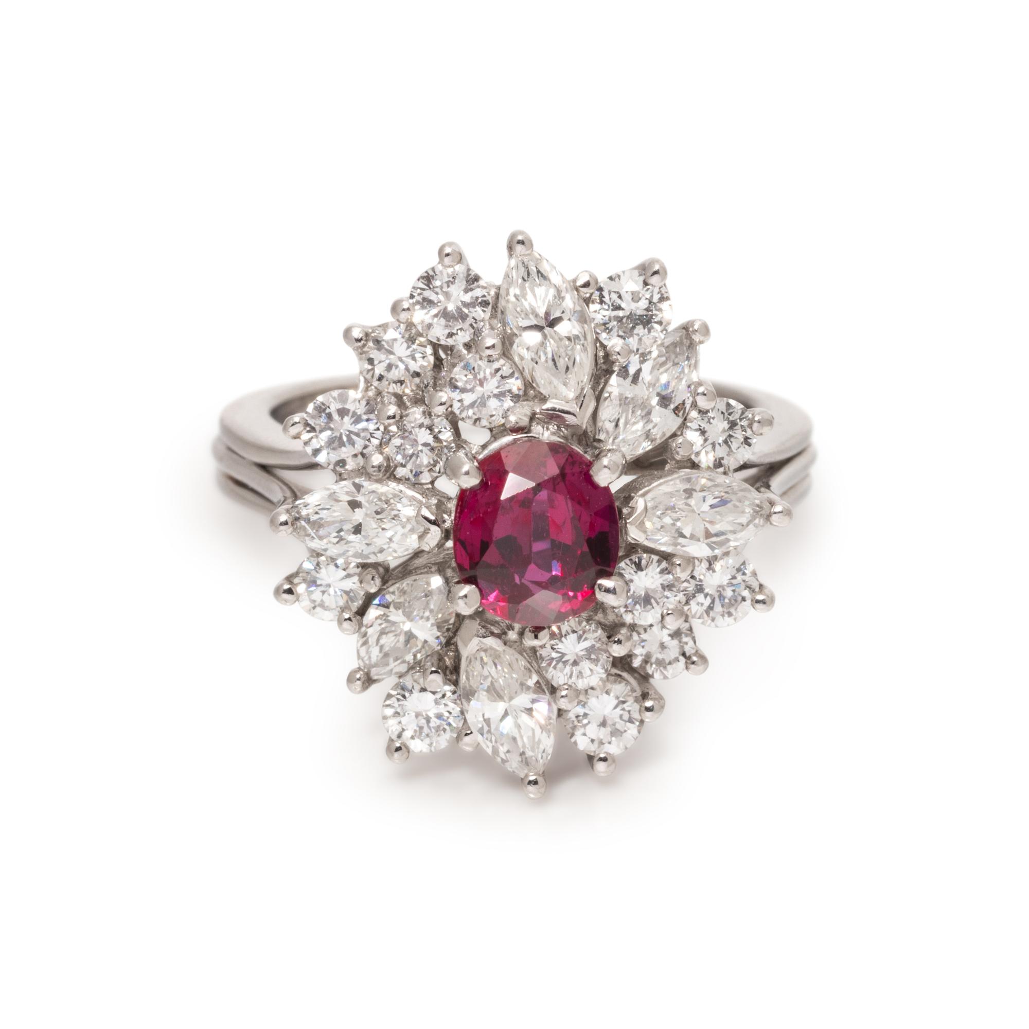 RUBY AND DIAMOND RING