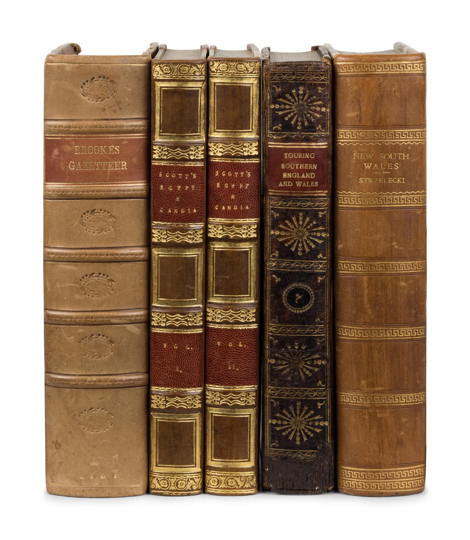 [EXPLORATION]. A group of 9 travel & exploration works, comprising: