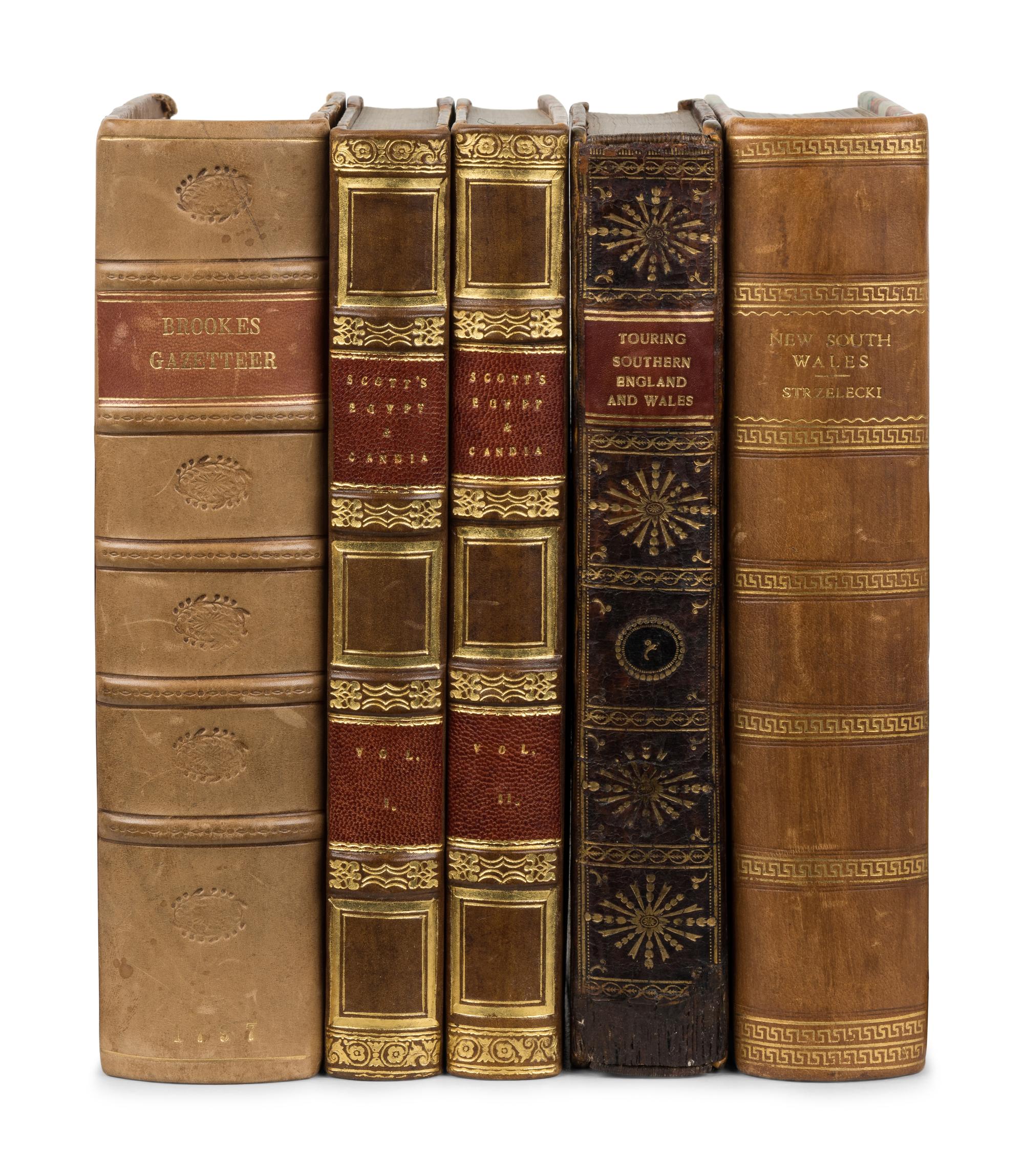 [EXPLORATION]. A group of 9 travel & exploration works, comprising: