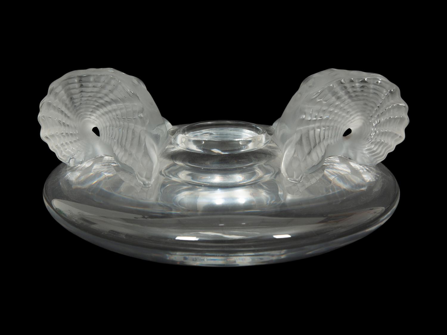 A Lalique Santorin Bowl and a Yeso Antinea Bowl