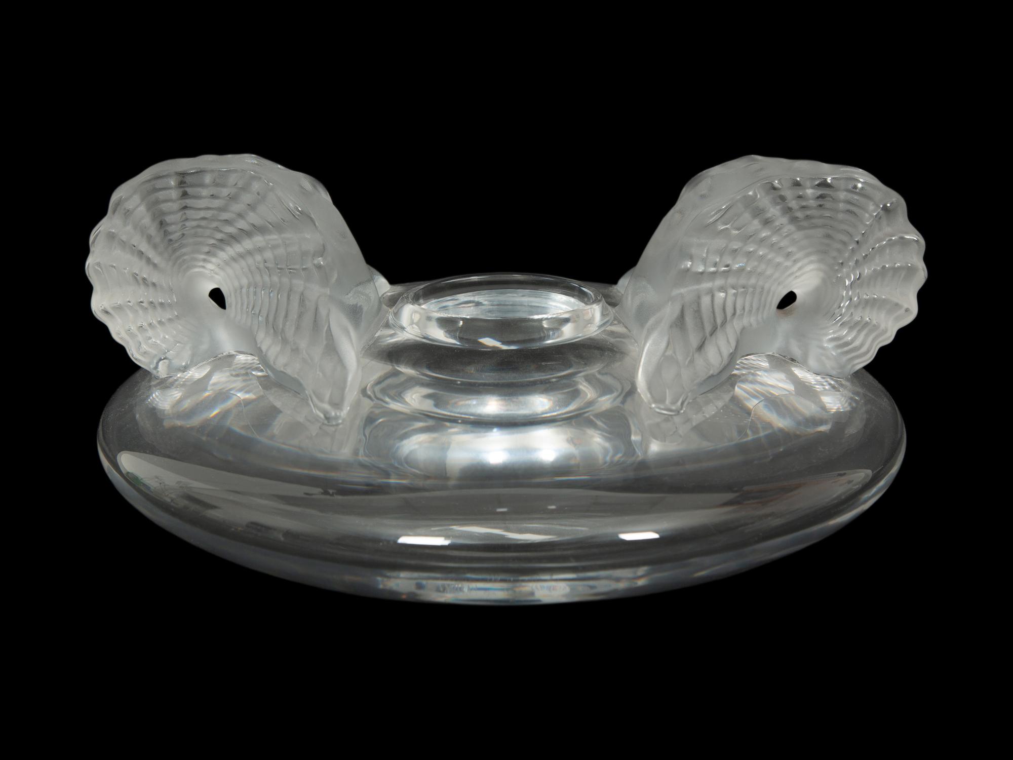 A Lalique Santorin Bowl and a Yeso Antinea Bowl