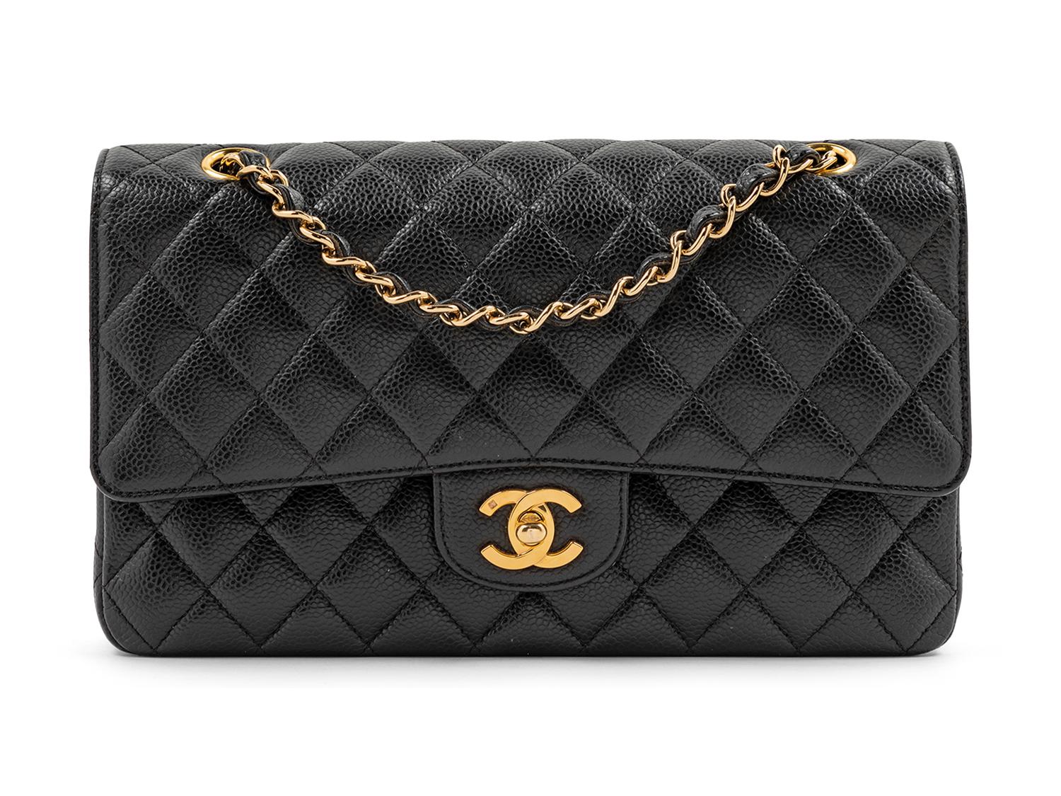 Chanel Black Double Flap Handbag, 2008-2009