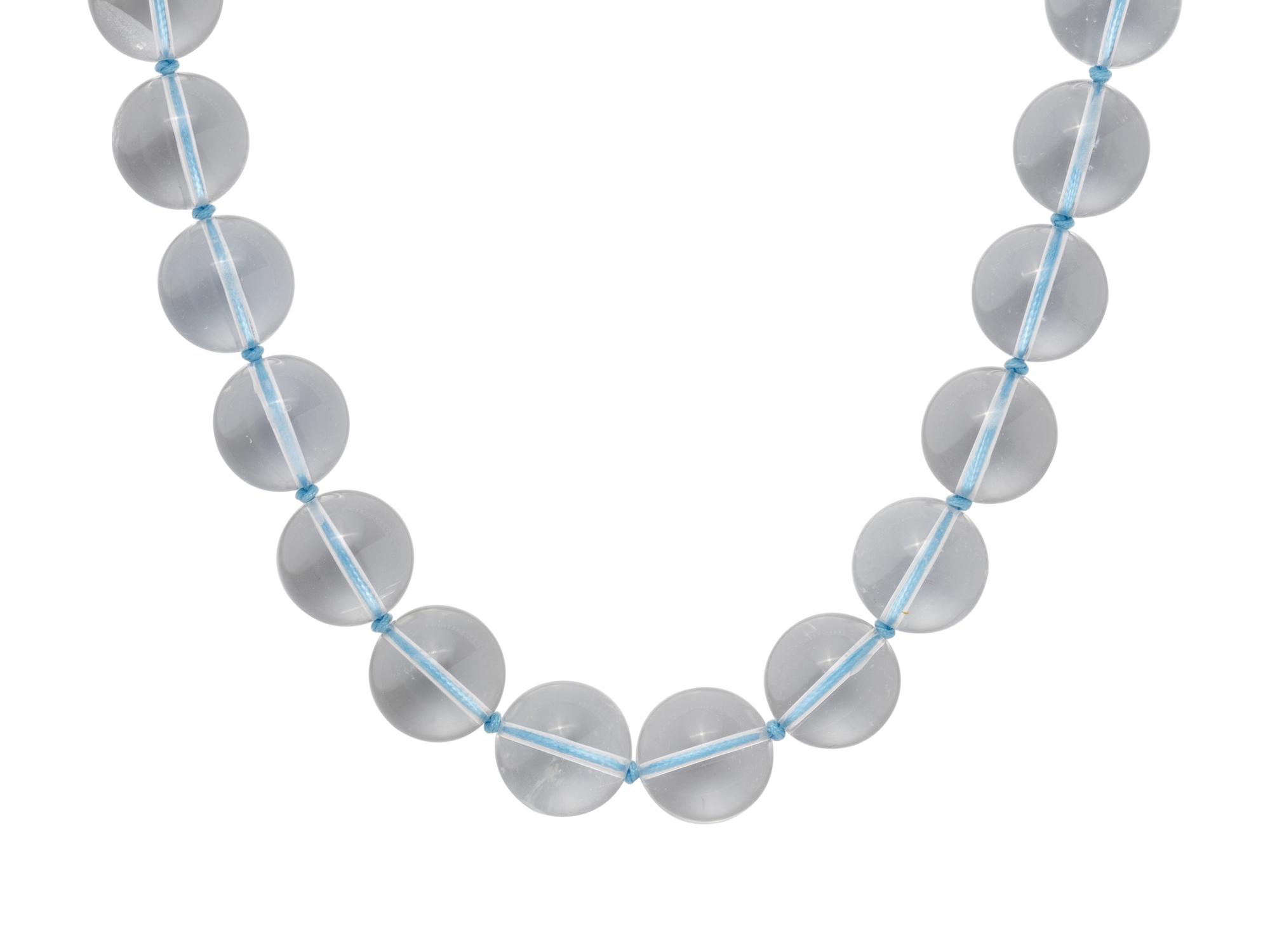 ROCK CRYSTAL BEAD NECKLACE