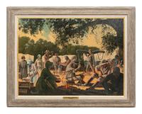 Pioneer Camp On The Platte River