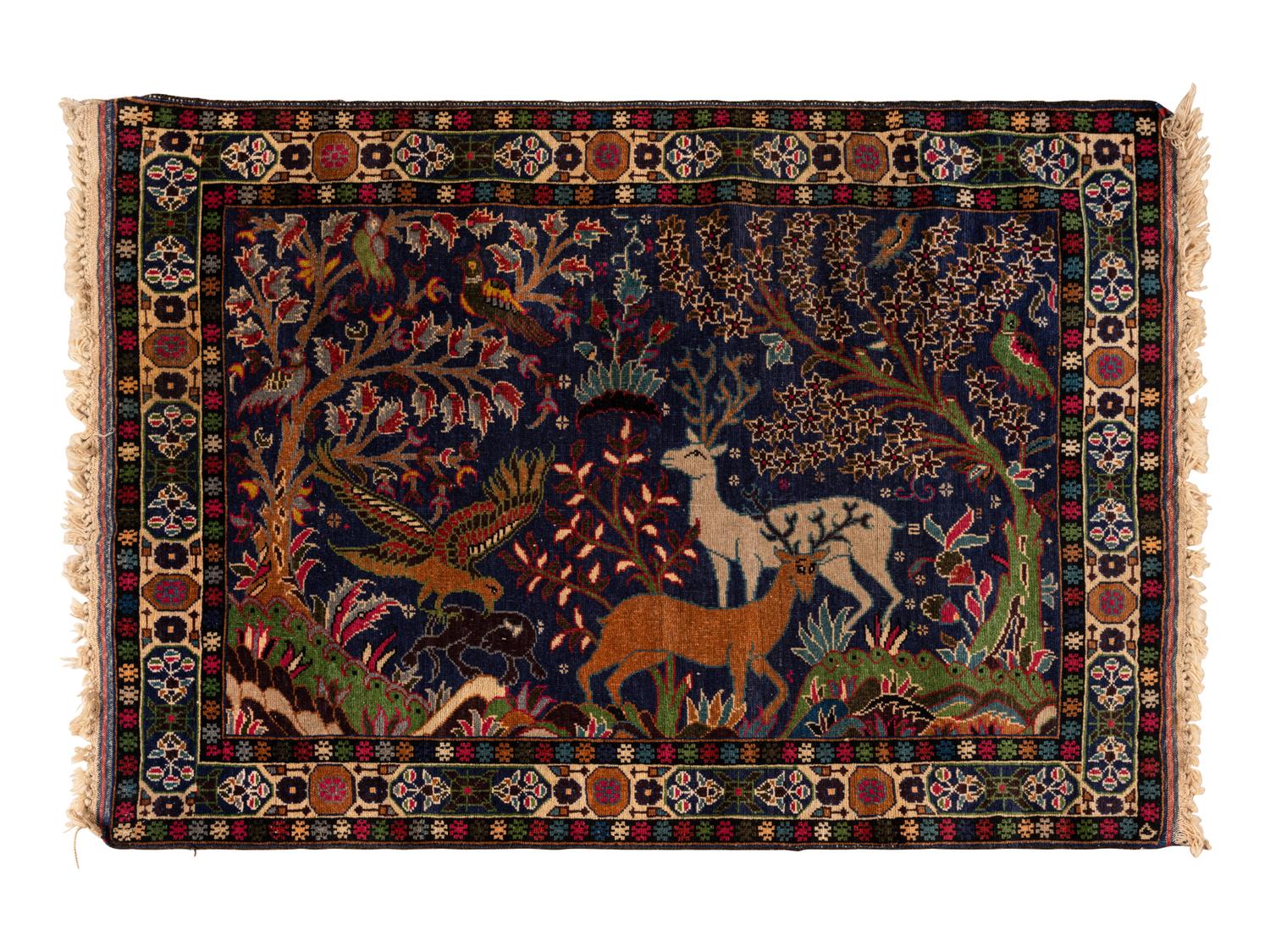 Two Afghan Wool Rugs