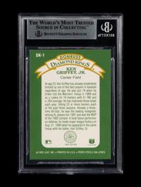 A 1993 Donruss Diamond Kings Ken Griffey Jr. Signed Autograph Baseball Card No. DK-1 (Beckett Authentication Services BAS Certified)