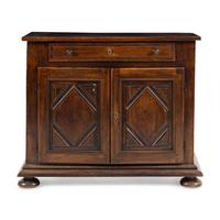 A Louis XIV Provincial Walnut Cabinet