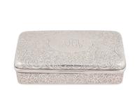 An American Silver Cigar Case — Tiffany & Co., New York, NY, circa 1940