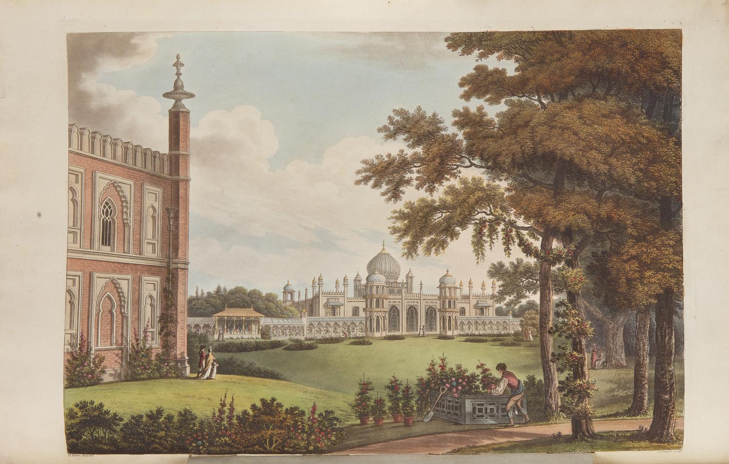 [Color-Plate Books] Repton, H(umphry)., and John Adey Repton, and G(eorge). S(tanley). Repton. Designs for the Pavillon at Brighton