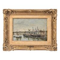 Eugène Boudin (French, 1824-1898) — Portrieux, Le Port , 1873