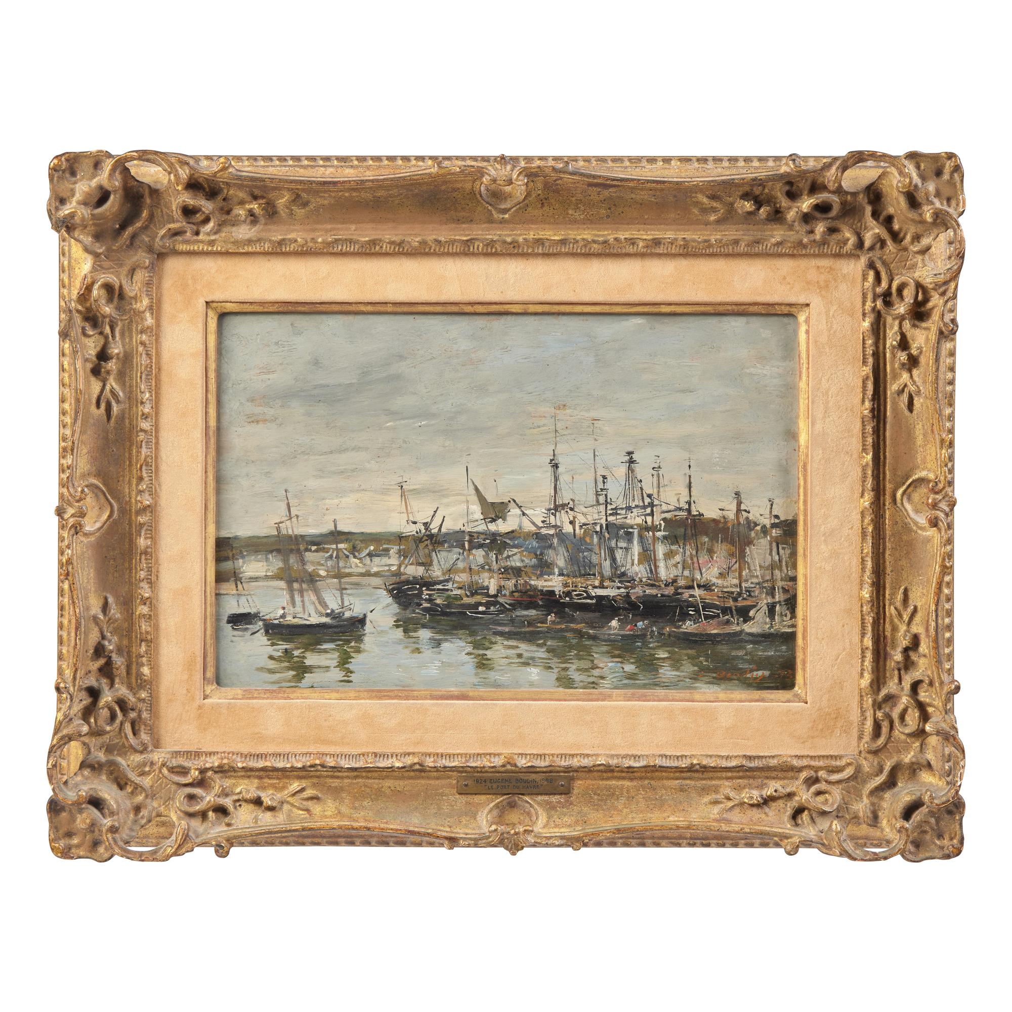 Eugène Boudin (French, 1824-1898) — Portrieux, Le Port , 1873