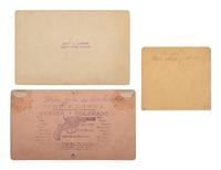 [NATIVE AMERICANS]. Stereoviews of Ute Chiefs Captain Jack, Antellope, and Pia (half stereoview).